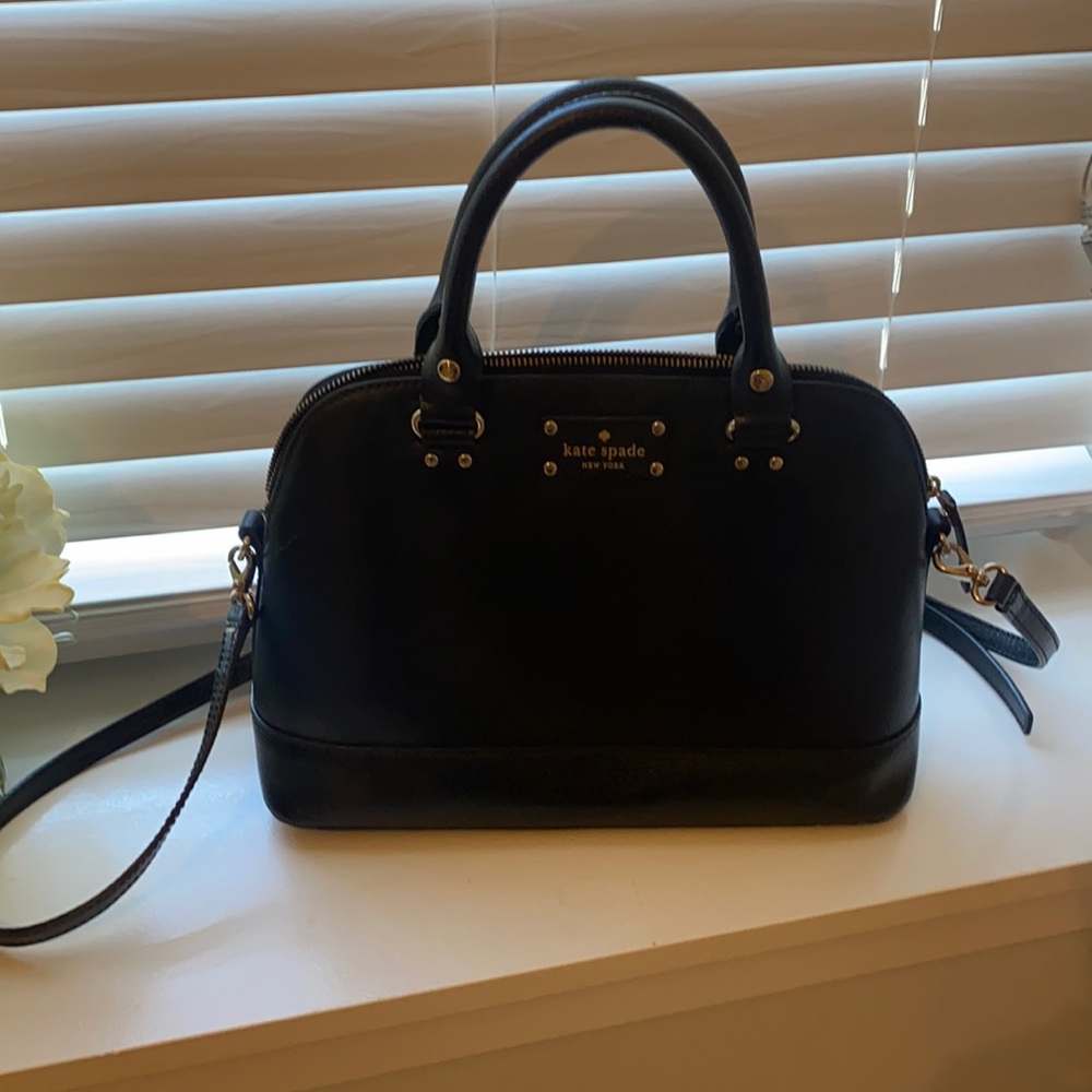 Kate Spade Cross Body Darcy satchel in black.